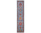 12 Ft Blue Aryana Afghan Hand Knotted Veg Dye Wool Runner Rug